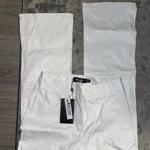 White leather pants ASOS